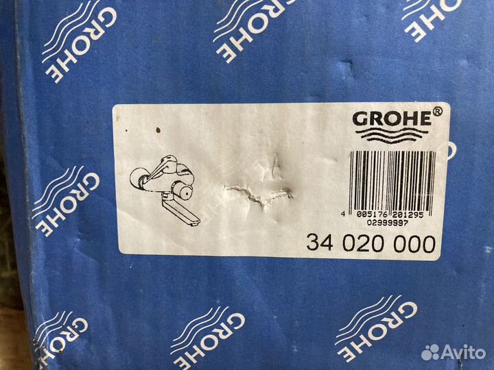 Смеситель grohe grohfherm ergomix 34020