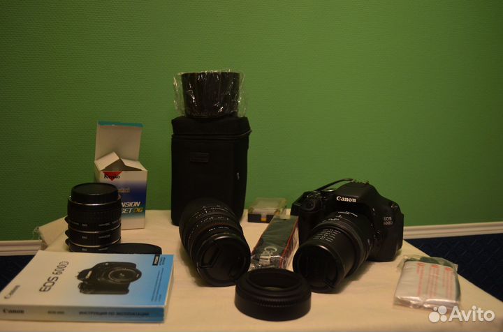 Фотоаппарат Canon EOS 600d (набор для макросъёмки)