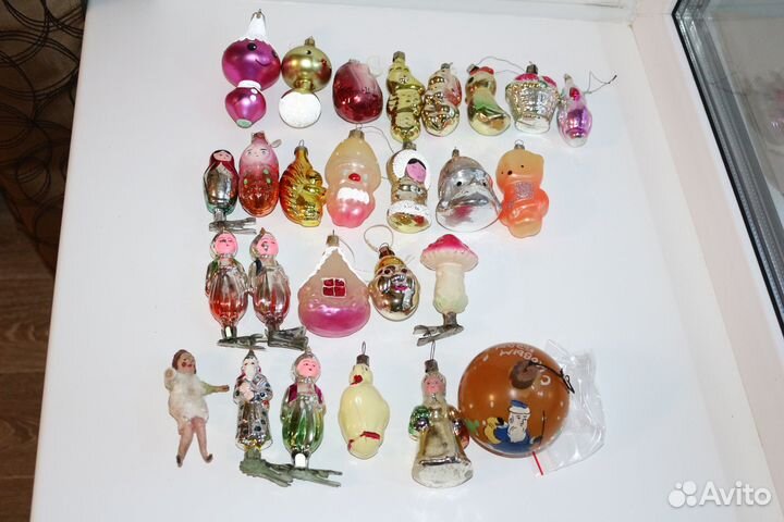 Ёлочные игрушки СССР фигурки и др