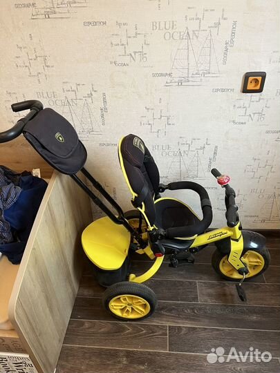 Детский трехколесный велосипед lamborghini