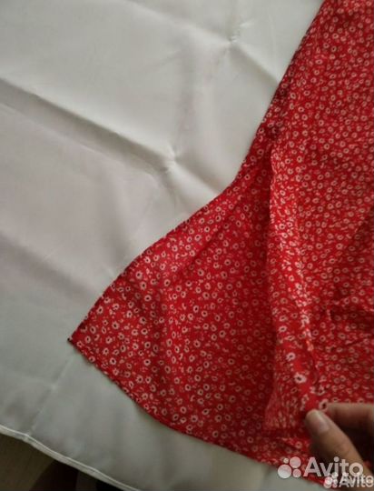 Платье летнее красное