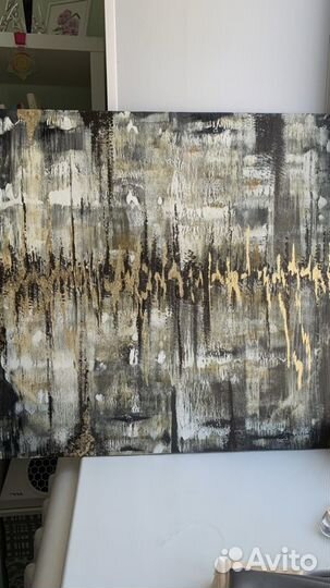 Интерьерная картина большая абстракция