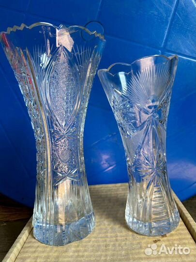 Хрустальная ваза