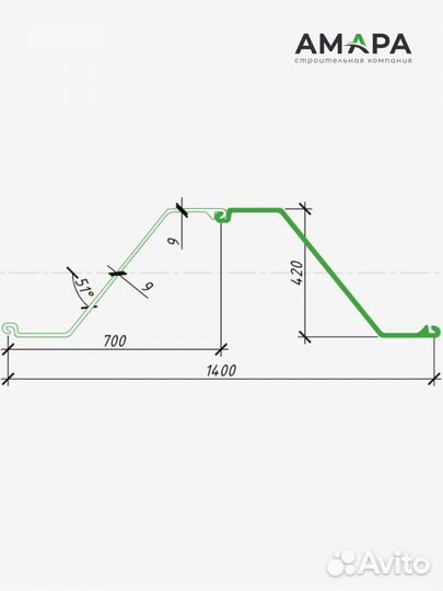 Шпунт Ларсена AZ-18-770 Б/у 10,11,12 метров