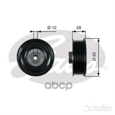 Ролик обводной приводного ремня T36448 Gates