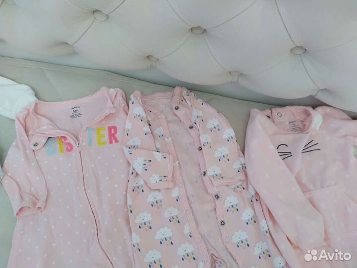 Вещи пакетом на девочку 68-74 см