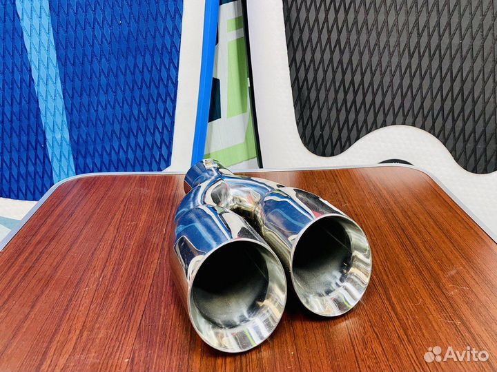 Насадка на глушитель нержавеющая сталь D63