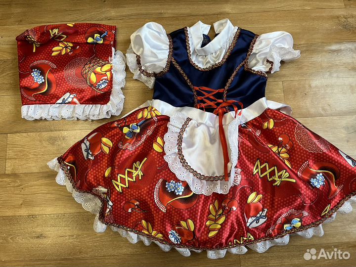 Деский костюм, платье красной шапочки