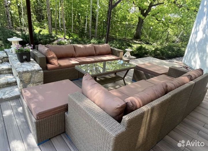 Садовая мебель из ротанга