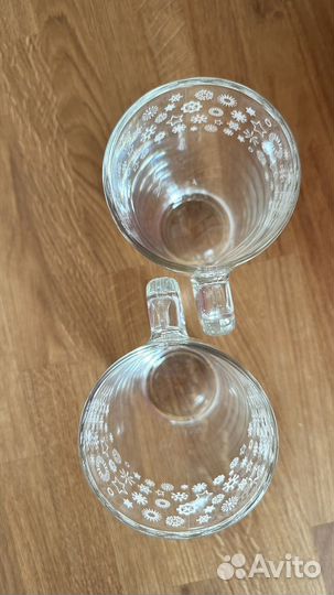 Кружка стеклянная 400 мл 2 шт