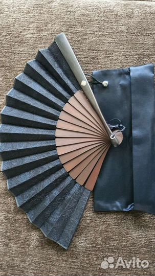 Винтажный веер из Японии, листайте