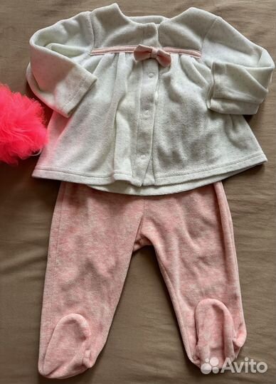 Детские вещи пакетом на девочку 50,56,62