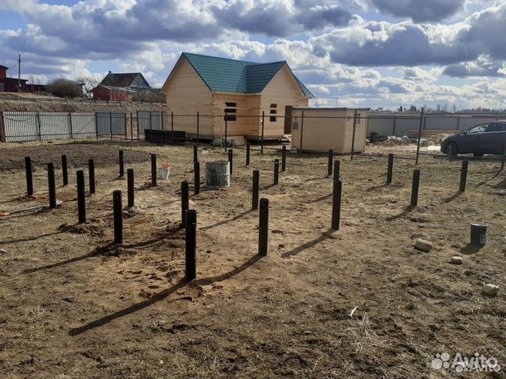 Винтовые сваи под ключ. Свайно винтовой фундамент