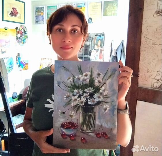 Картина маслом на холсте натюрморт