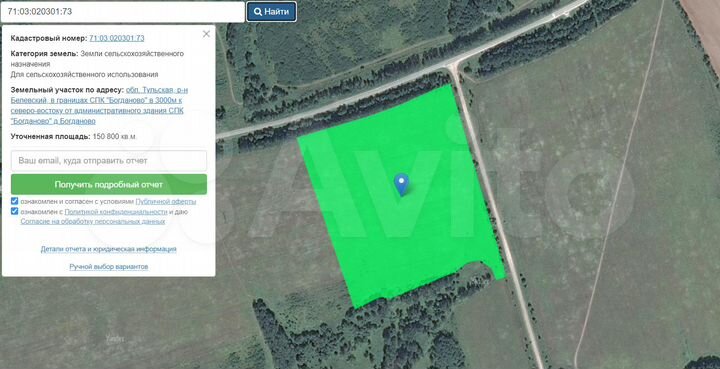 Участок 15 га (СНТ, ДНП)