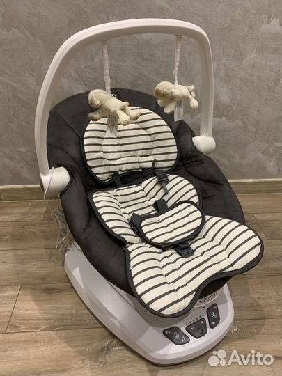 Детские электронные качели шезлонг