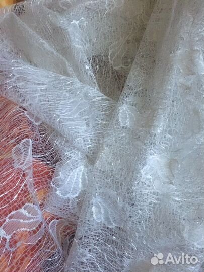 Тюль капроновая-паутинка широкая
