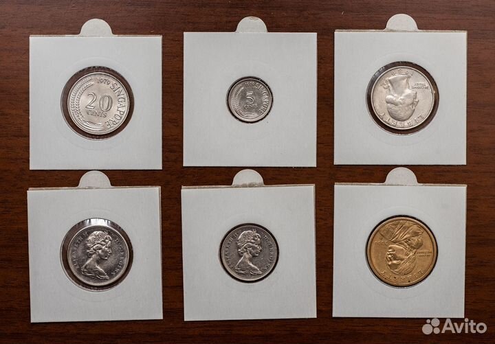 Монеты с животными и другие разных стран