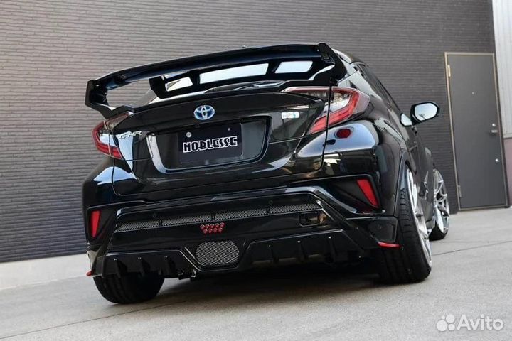 Спойлер Toyota C-HR Tommy Kaira Style Черный