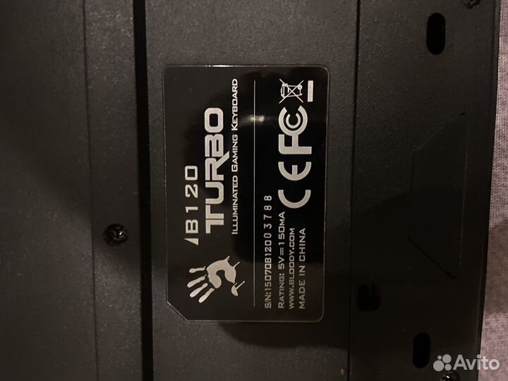 Игровая клавиатура bloody b120 Turbo