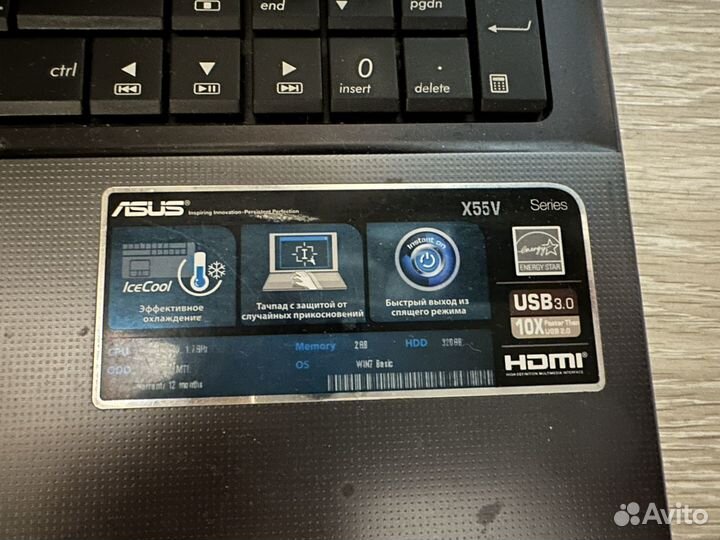 Ноутбук asus