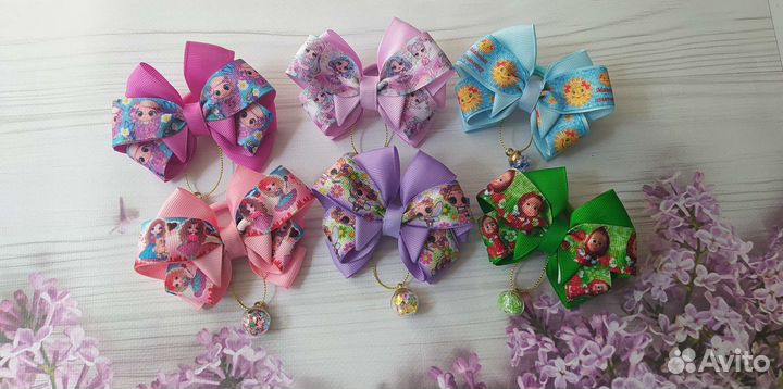 Бантики для девочек ручной работы