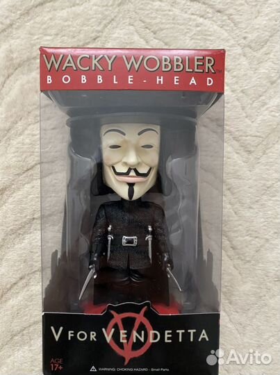 V for Vendetta bobble head Funko редкая фигурка