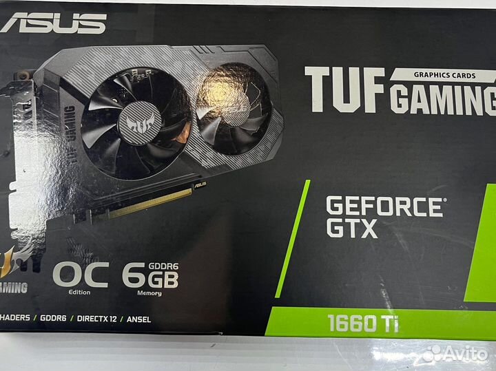 Видеокарта gtx 1660 ti 6gb