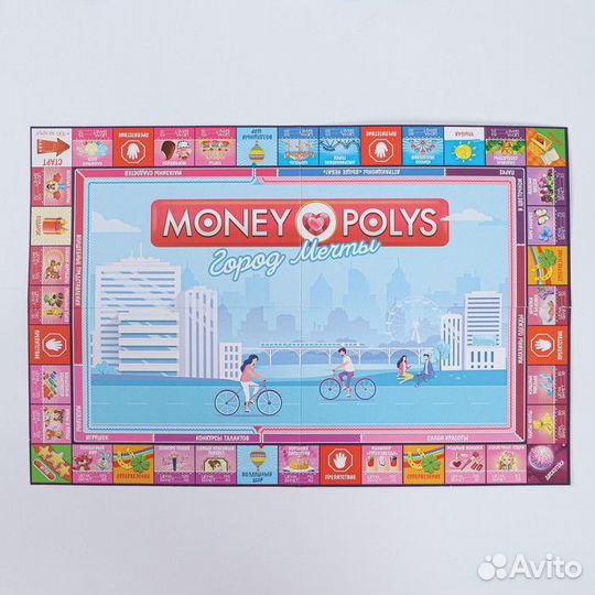 Экономическая игра для девочек «money polys. Город