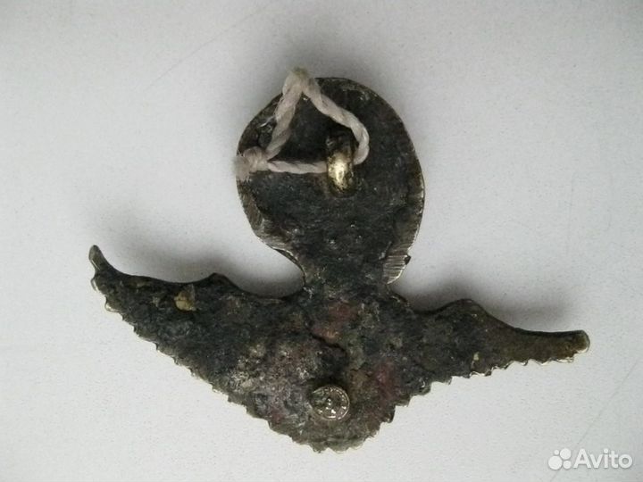 Старинные иконы. Херувим 18 век. Бронза.Редкость