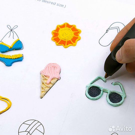 3d ручка с пластиком