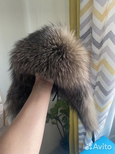 Шапка зимняя меховая женская кожа