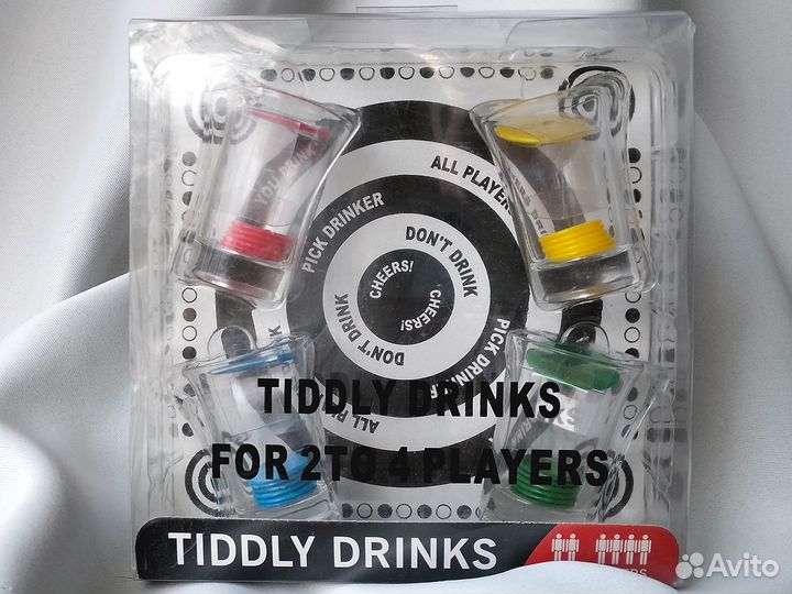 Алкогольная игра tiddly drinks 2-4 человека