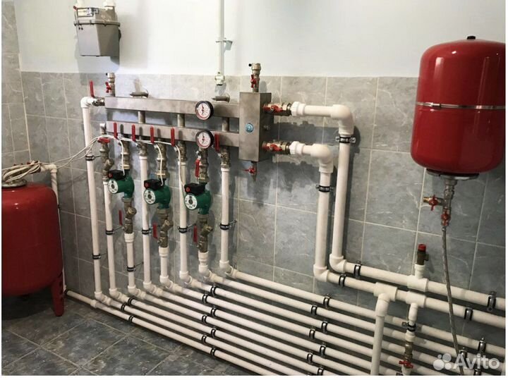 Установка радиаторов, водоснабжений и тёплого пола