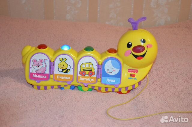 Каталка -гусеница музыкальная Fisher-Price