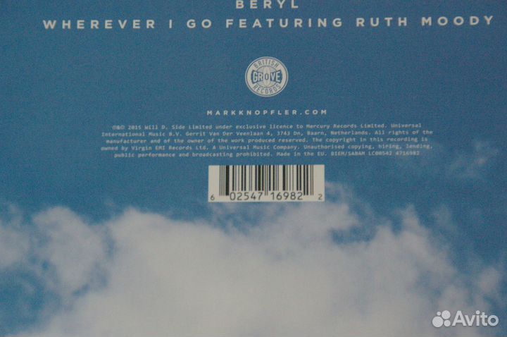 Пластинка Mark Knopfler Tracker 2015 NEW