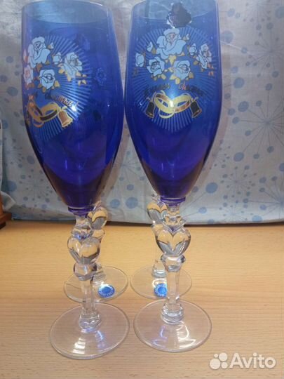 Бокалы на свадьбу Гусевский завод