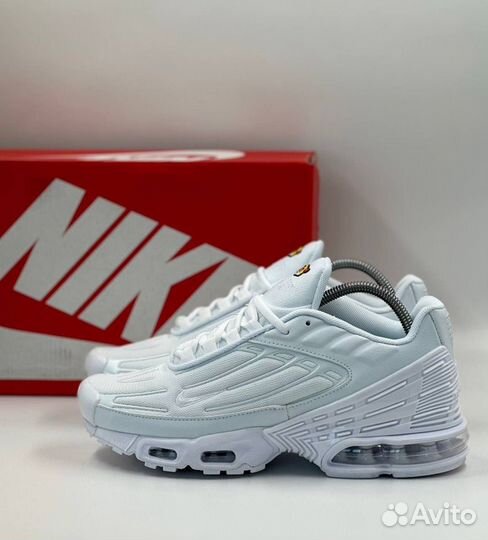 Nike air max plus 3 triple white