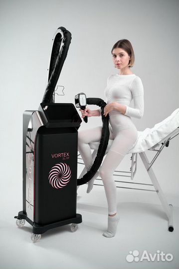 LPG аппарат Vortex Слим Блэк 3D+F сенсорный