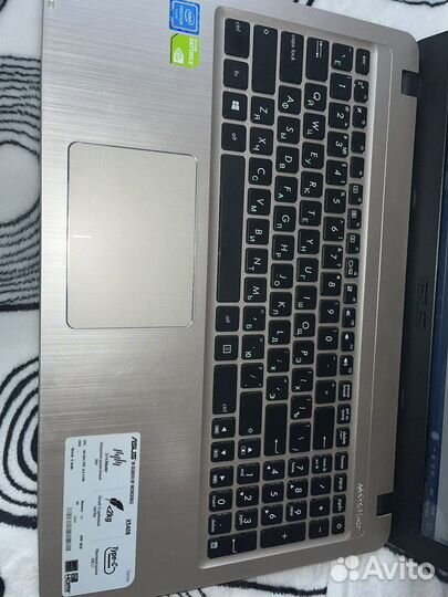 Продам ноутбук asus notebook x540s
