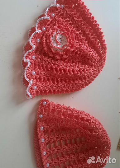 Шапочки детские вязаные