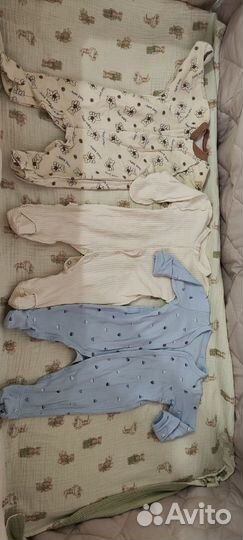 Вещи пакетом для новорождённых с 0 до 3 месяцеа