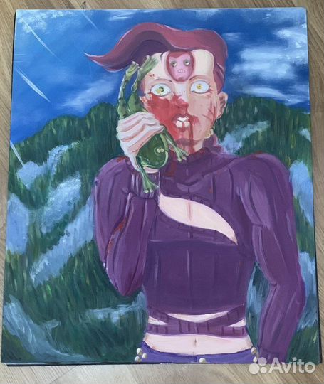 Картина по мотивам jojo bizzare adventure