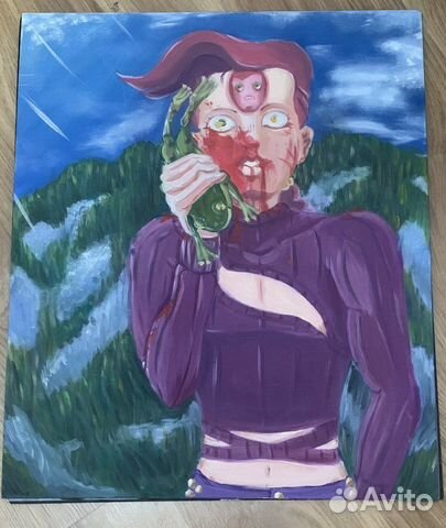 Картина по мотивам jojo bizzare adventure