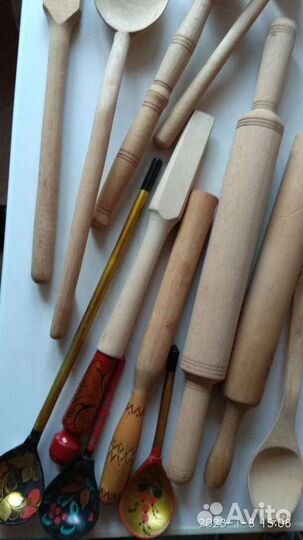 Ложки деревянные роспись хохлома