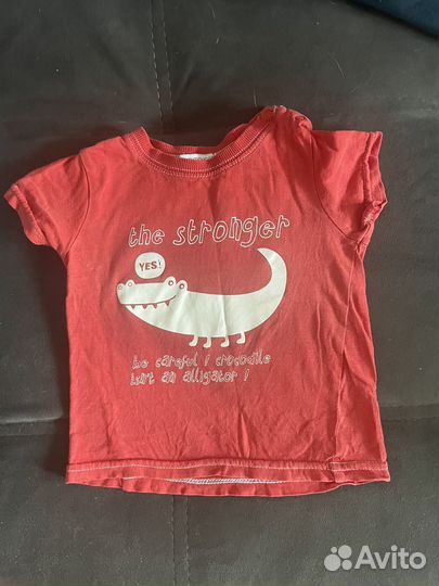 Детские футболки и водолазка, размер 68-74
