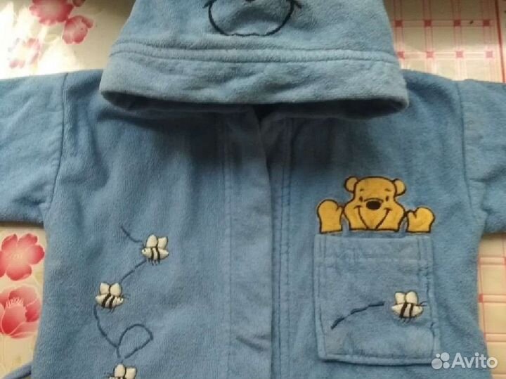 Махровый халат на 1-3 года