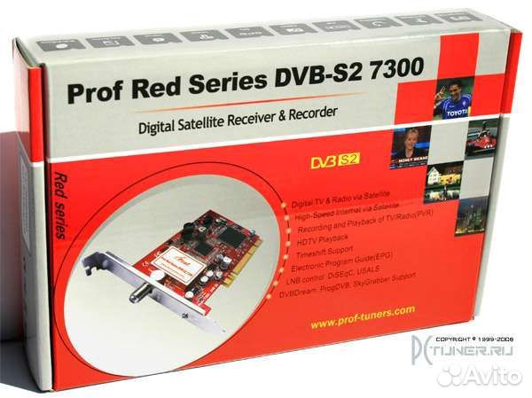 Транспондер PCI Prof Red Series DVB-S2 7300