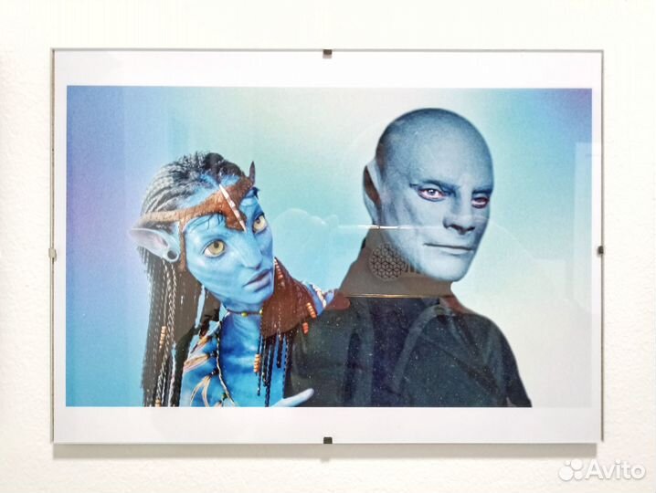 Фантомас и аватар арт-коллаж