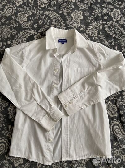 Рубашки школьные пакетом 140